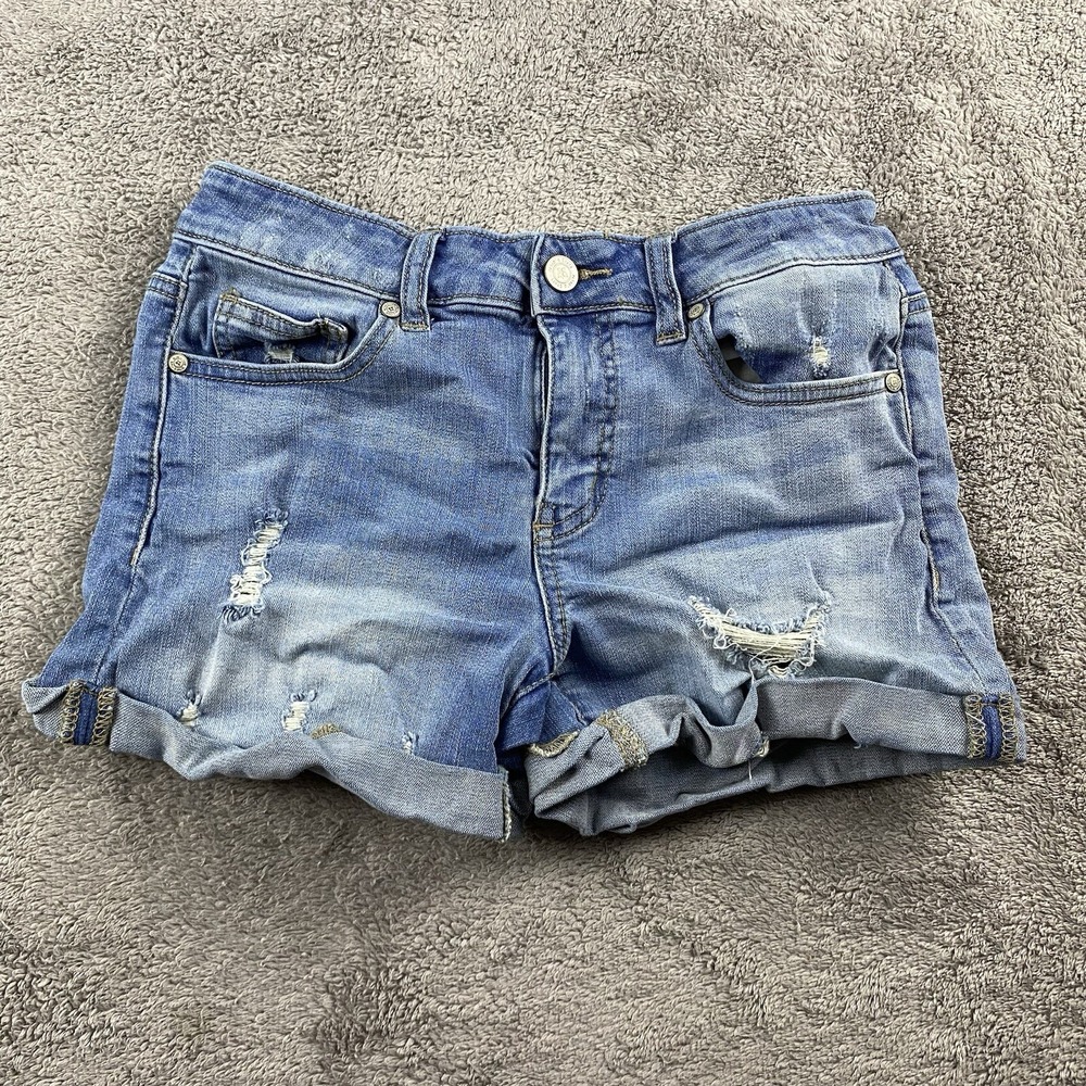 Altar'd State Jean Shorts Womens Size 25 Blue‎ Cuffed